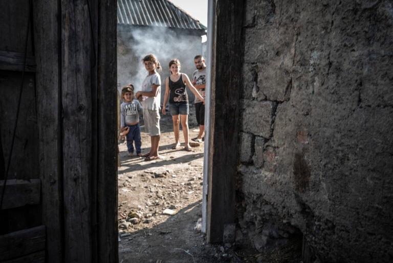 Romové v Mukačevu (FOTO: Karel Cudlín)