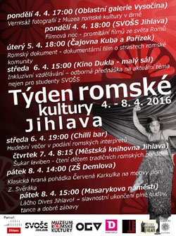 Oslavy Mezinárodního dne Romů 2016 v Jihlavě