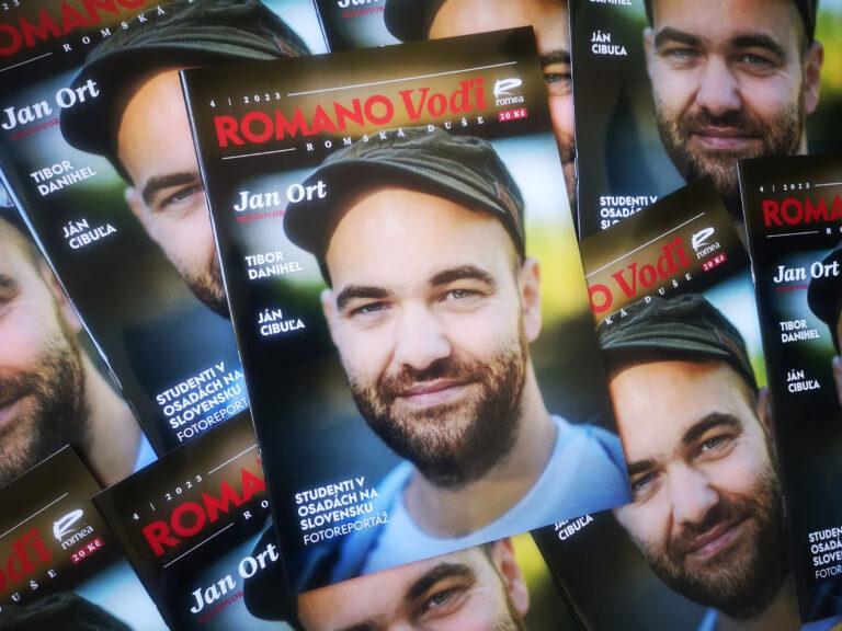 Jan Ort na titulní straně časopisu Romano voďi (FOTO: Petr Zewlakk Vrabec)